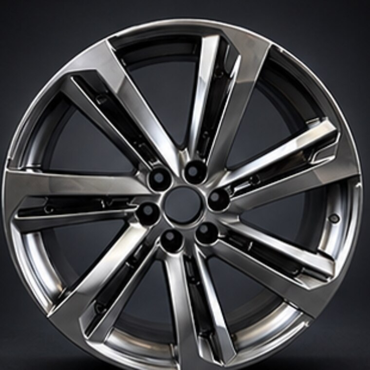 Gunmetal machined wheel