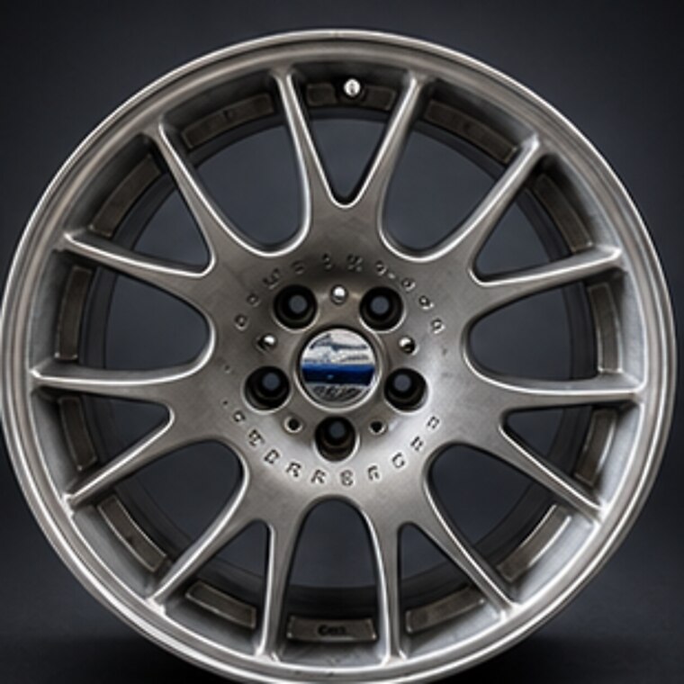 Gunmetal mesh wheel