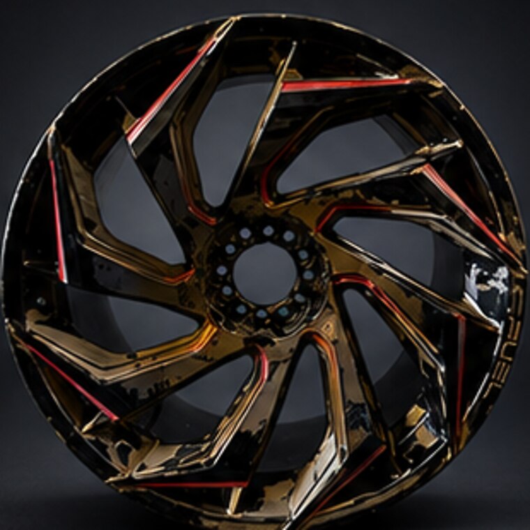 Candy bronze custom wheel